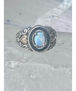 Black Hills Gold Ring opal leaves band size 7 sterling silver women men - $4,502.40 MXN