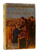 Carolyn Keene Nancy&#39;s Mysterious Letter Nancy Drew Mystery Stories 1st Edition E - £163.97 GBP