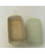 vintage Tupperware ovenware bread meatloaf pan with plastic lid  - $19.75