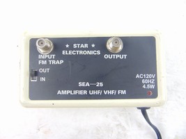 Star Electronics SEA-25 Amplifier UHF/VHF/FM - $39.60