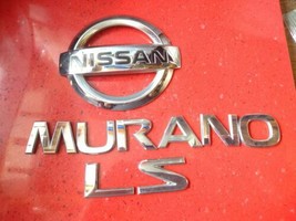 2003-2007 Nissan Murano Sl Rear Trunk Lid Emblem Badge Logo Nameplate Oem Set - £17.69 GBP