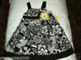 Good Lad Baby Girl Black &amp; White Floral Dress, Size18 Months, NWT  - £10.40 GBP