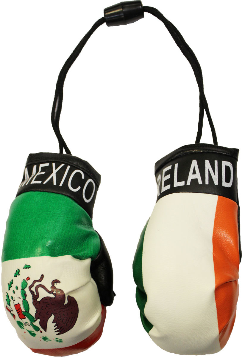 Mexico and Ireland Mini Boxing Gloves - $5.94