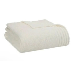 NEW Better Homes &amp; Gardens Cozy Knit Throw, 50&quot;x72&quot; Vanilla Dream SOFT LUXURIOUS - £30.37 GBP