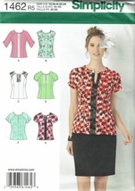 Simplicity Sewing Pattern 1462 Top Blouse Misses Size 14-22 - £7.78 GBP