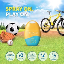 SUNPLAY Sport Sunscreen Lotion SPF 120 PA++++ 35g Water/Sweat Resistant X 2 UNIT - £38.38 GBP
