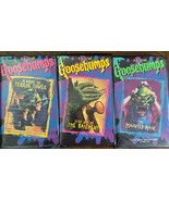 Goosebumps VHS Lot Clamshell VHS Tapes R.L. Stine Tower of Terror Haunte... - £13.07 GBP