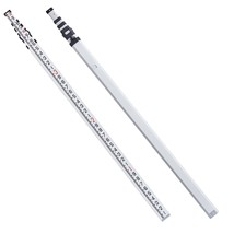 VEVOR Measuring Rod 20-Feet/10ths 6 Sections Telescopic Grade Rod 1/10ft w/ Bag - $88.34