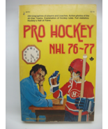 Pro Hockey NHL 76-77 Vintage Paperback Book Jim Proudfoot - £14.65 GBP