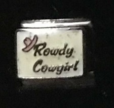 Rowdy Cowgirl Italian Charm 9MM K2022BG2 - £11.86 GBP