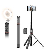 Joyful 72&quot; Phone Tripod &amp; Selfie Stick,Extendable Cell Phone Tripod Stan... - $27.34 CAD