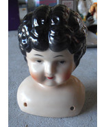 Vintage 1930s 5 Marked China Head Girl Doll Head and Shoulders 4 1/8&quot; Tall - £66.48 GBP