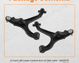 Pair Front Lower Control Arms For 2005-2010 Jeep Grand Cherokee Commander - $346.49