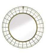 Golden Wire Dome Framed Wall Mirror - £74.78 GBP