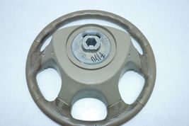 02-08 JAGUAR X TYPE BEIGE LEATHER STEERING WHEEL T3062 image 10