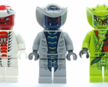 Lego Ninjago Minifigures Lot 3 Snappa Rattla Lasha 70588 9442 9441 - £10.78 GBP