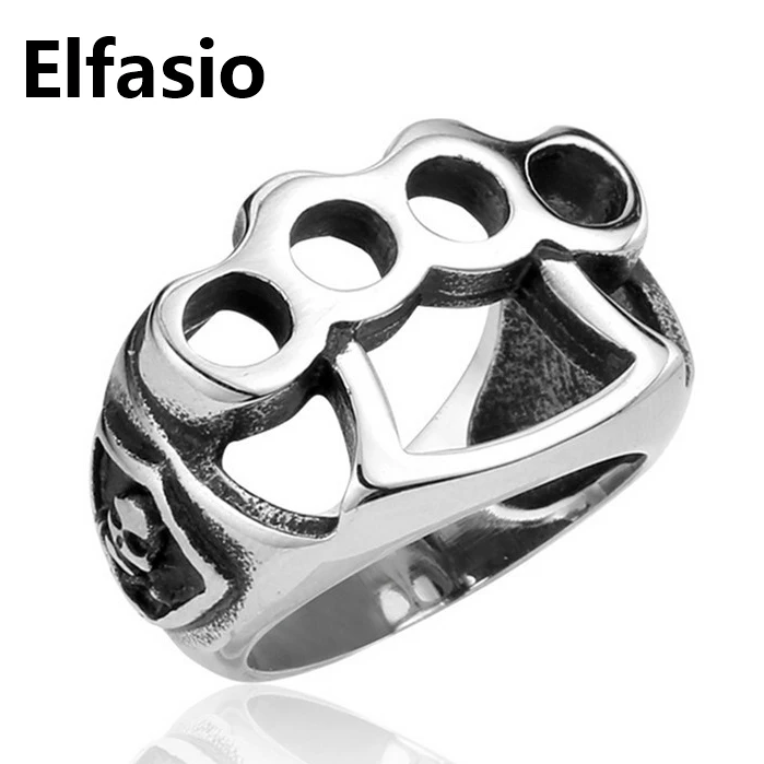 Mens Boys Stainless Steel Ring Band  Knuckle Duster Biker Wholesale Jewe... - $32.67