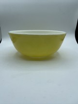 Vintage Pyrex 404 4QT Yellow Mixing Bowl Made in USA - Used Condition - £15.79 GBP