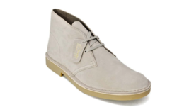 Clarks Men Lace Ups Shoes - 12 US EU 46 Grey Fashion Designer Elegant - $3,421.63 MXN