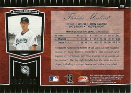 2004 Leaf Certified Cuts Marble Red Lincoln Holdzkom 282 Marlins 096/100 - £1.17 GBP