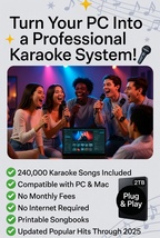 Professional System with 240,000 Collection -  Karaoke Player for PC and... - $249.00