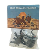 Arco Noahs Ark Toy Animals Plastic Figures SEALED bag 1970s Elephants Pa... - £23.48 GBP