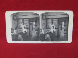 Vintage Antique 1800&#39;s Stereo Card - &quot;A Corner In The Employes&#39; Hospital.&quot; #9 - £11.70 GBP