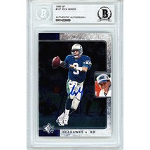 Rick Mirer Seattle Seahawks Signed 1996 SP Notre Dame Football BGS On-Card Auto - £61.83 GBP