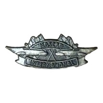 NASCAR International Pewter Sharp Back Pin Vintage 1960s - £23.12 GBP