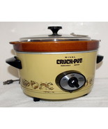 Rival 3350 Slow Cook 5-Qt Crock Pot ~ Removable Vessel + Vented Plastic Lid - $19.99