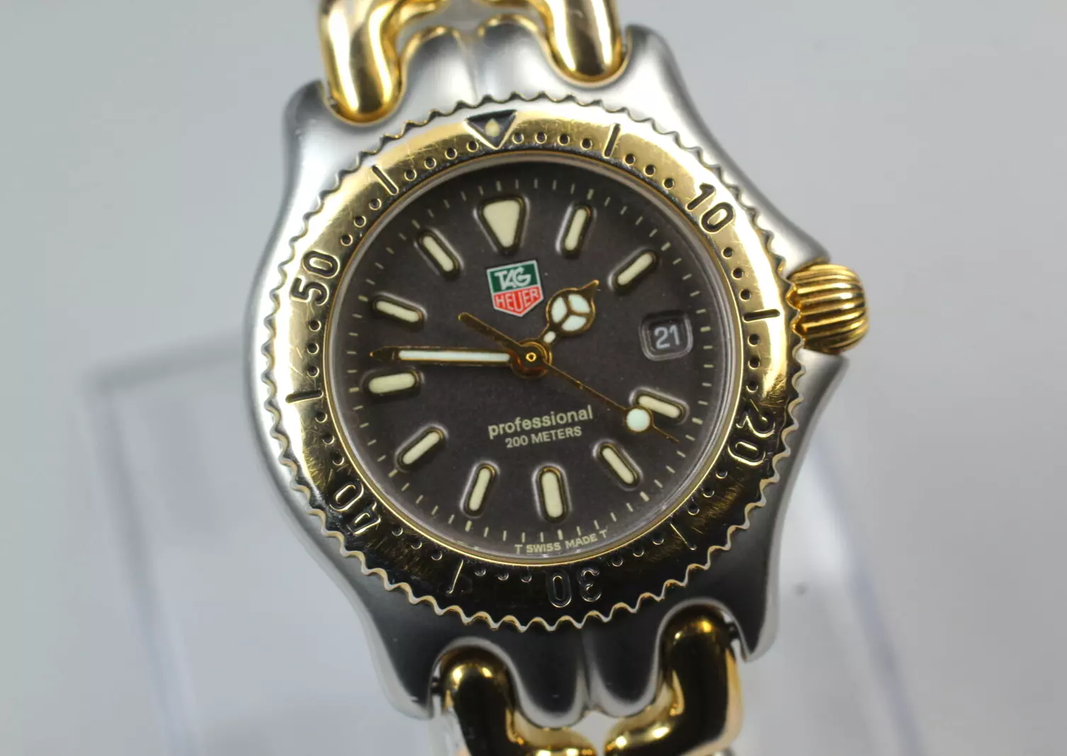 [Near MINT] TAG Heuer S/el S95.215 Gray Dial 23mm Women&#39;s Quartz watch J... - $15,960.98 MXN