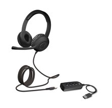 Cyber Acoustics Stereo Headset (AC-5812) with USB or 3.5mm Connection, USB Contr - $39.93