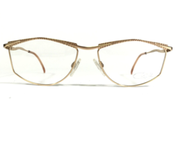 Cazal Eyeglasses Frames MOD 121 Col.840 Gold Geometric Full Wire Rim 55-... - $217.79