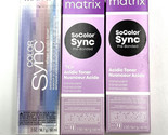 Matrix SoColor Sync Pre-Bonded &amp; ColorSync Sheer Acidic Toner 2 oz-Choos... - £11.03 GBP+