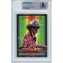 Richard Petty Autograph 1995 Press Pass On-Card Auto Nascar Signed Becke... - $392.02