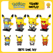 Official Pokémon Pikachu Team Rocket Aqua Flare Building Block Sets Fun Toy NEW - £20.17 GBP