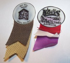 LOT 2 NAPLES NY TOURISM RED MILL BICENTENNIAL PINBACK BADGE PIN BUTTON V... - £7.75 GBP