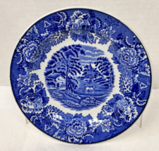 WOOD &amp; SONS English Scenery Blue White Woods Ware England Pie Plate 6 3/... - $174.47 MXN
