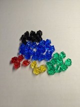Lot Of (43) Board Game Gem Crystal Token Pieces - £23.52 GBP