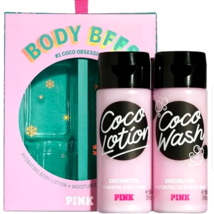 Victoria&#39;s Secret Body BFFS Coco Cocoa Obsessions Lotion &amp; Wash Gift Set 3 oz - £13.19 GBP