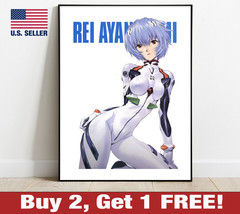 Neon Genesis Evangelion Rei Ayanami 18&quot; x 24&quot; Anime Poster Print Sadamoto 4 - £10.60 GBP