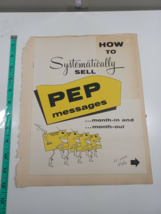 western union ads how to systematically sell pep messages 2 sides (Book 1 #30) - £4.75 GBP
