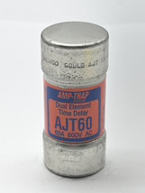 Gould Shawmut AJT60 Amp-Trap 2000 Fuse 600VAC 500VDC 60Amp, Class J  - $6.80