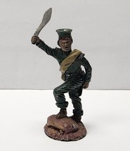 1981 Franklin Mint Gurkha Sepoy Sirmoor Barralion 1857 Soldier Figure - $19.34