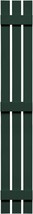 Mid America 14&quot; Board &amp; Batten Standard Shutter 1 Pair 14 x 55 Midnight ... - $93.06