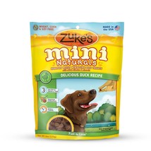 Zukes Dog Mini Naturals Delicious Duck 6oz. - £7.87 GBP