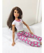 Barbie Fashionistas doll articulated doll brown hair brunette Love flowe... - £19.87 GBP