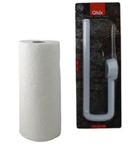 Plastic Kitchen Roll Paper Towel Holder Wall Mount Under Cabinet 12.5&quot; Long - £7.13 GBP