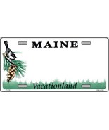 Maine Novelty State Background Blank Metal License Plate - £17.54 GBP