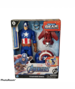 Avengers Marvel Titan Hero Series Blast Gear Captain America, 12-Inch To... - $663.60 MXN